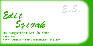 edit szivak business card